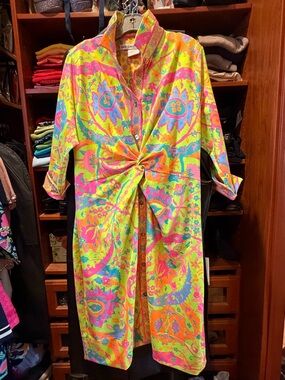 Vibrant Gretchen Scott Twist and Shout Women’s Dress